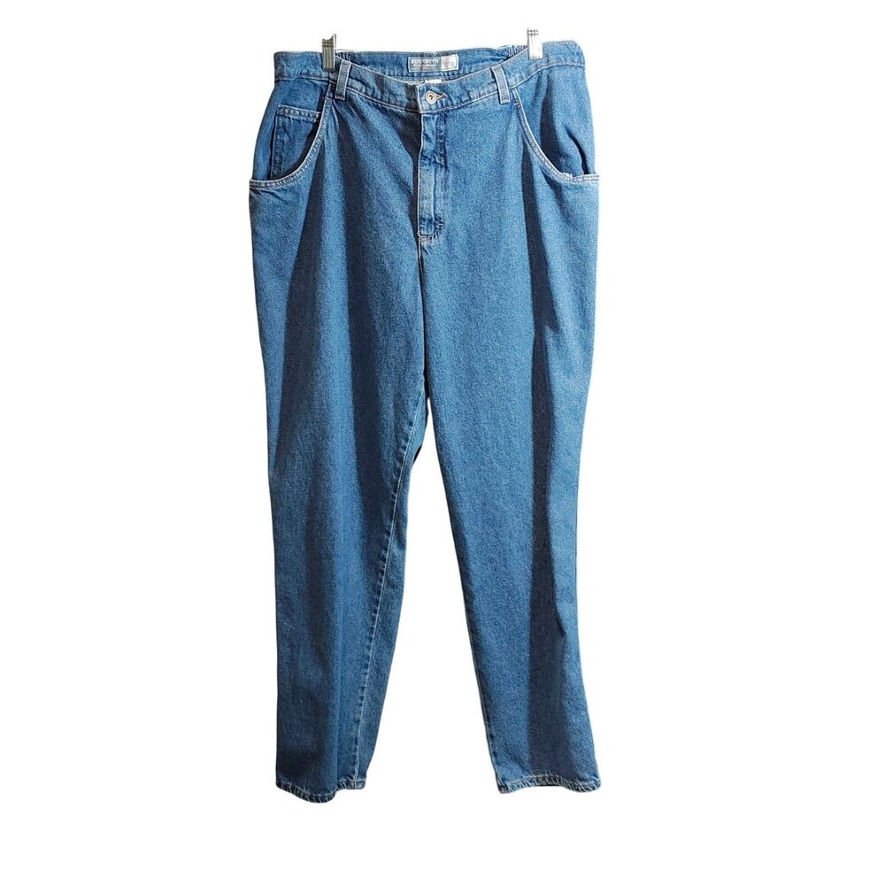 Vintage Elizabeth Womens - Size 18 (34 X 30.5) - 5 Pocket Blue Jeans Medium Wash